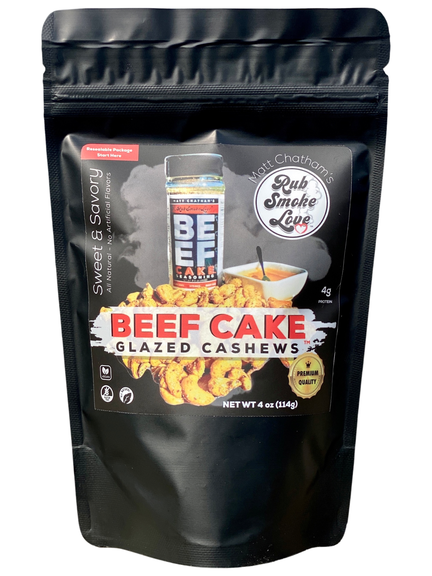 Beef Cake™ Agave Glazed Cashews | by Matt Chatham