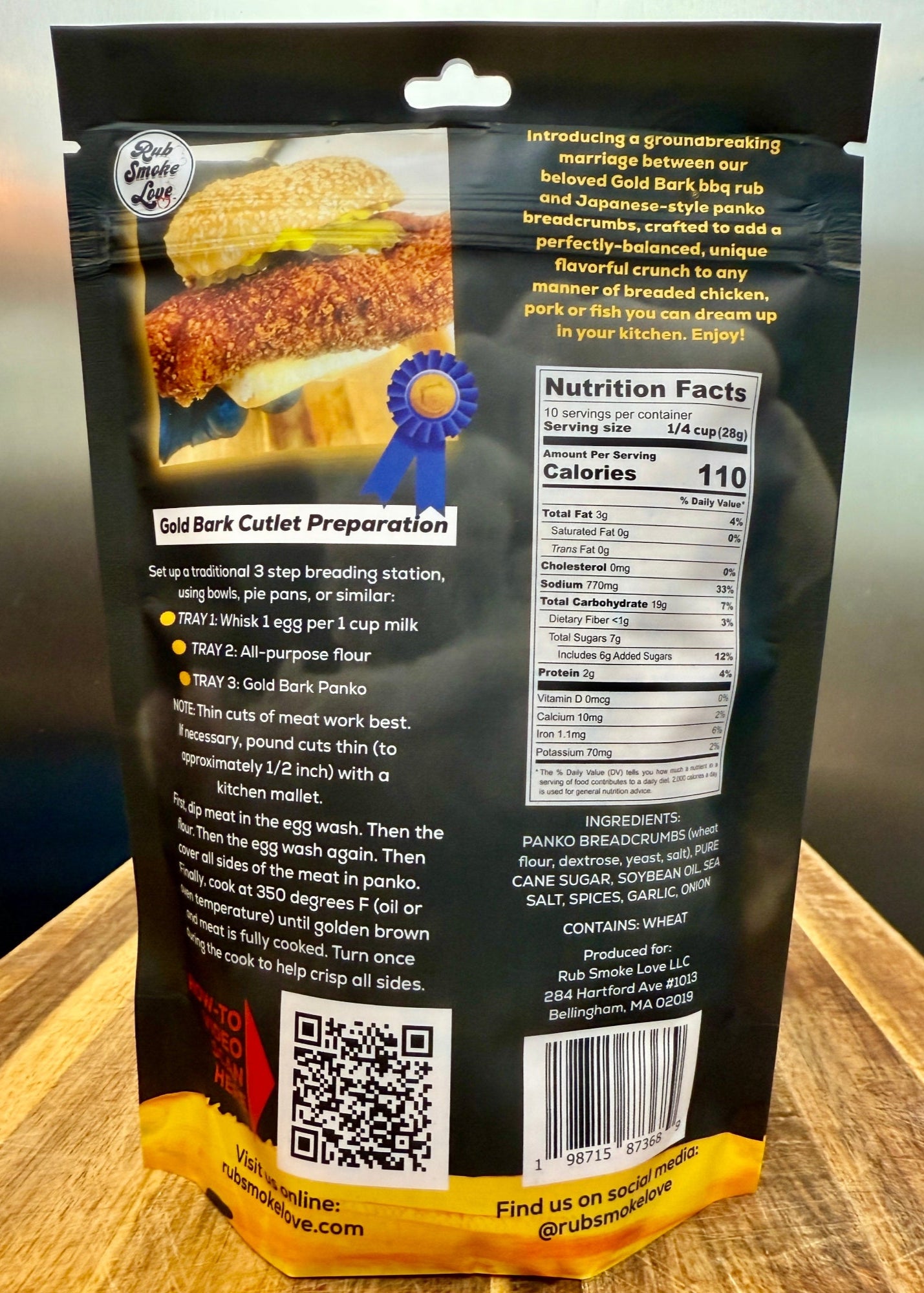 Gold Bark® BBQ Seasoned Panko (10 oz) | by Matt Chatham