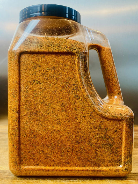 Gold Bark® BBQ Rub and Seasoning, Bulk Container | All-Purpose for Pork, Chicken and Fish (80oz) | by Matt Chatham