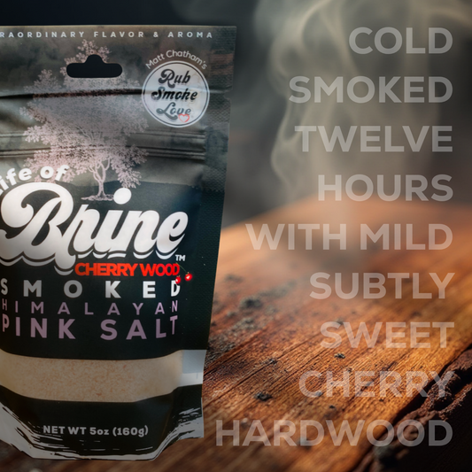 Life of Brine® Cherry Wood Smoked Himalayan Pink Salt