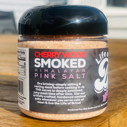 Life of Brine® Cherry Wood Smoked Himalayan Pink Salt