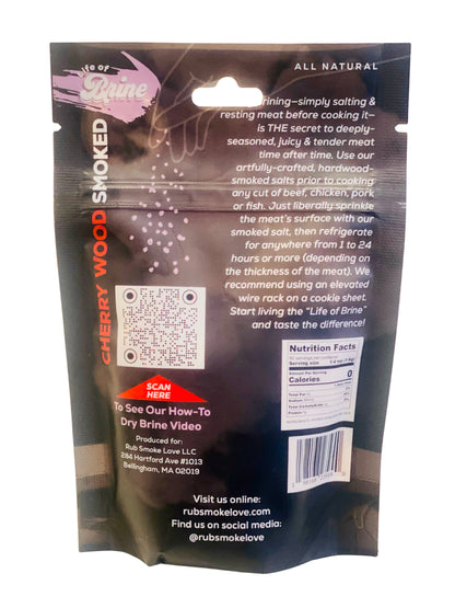 Life of Brine® Cherry Wood Smoked Himalayan Pink Salt