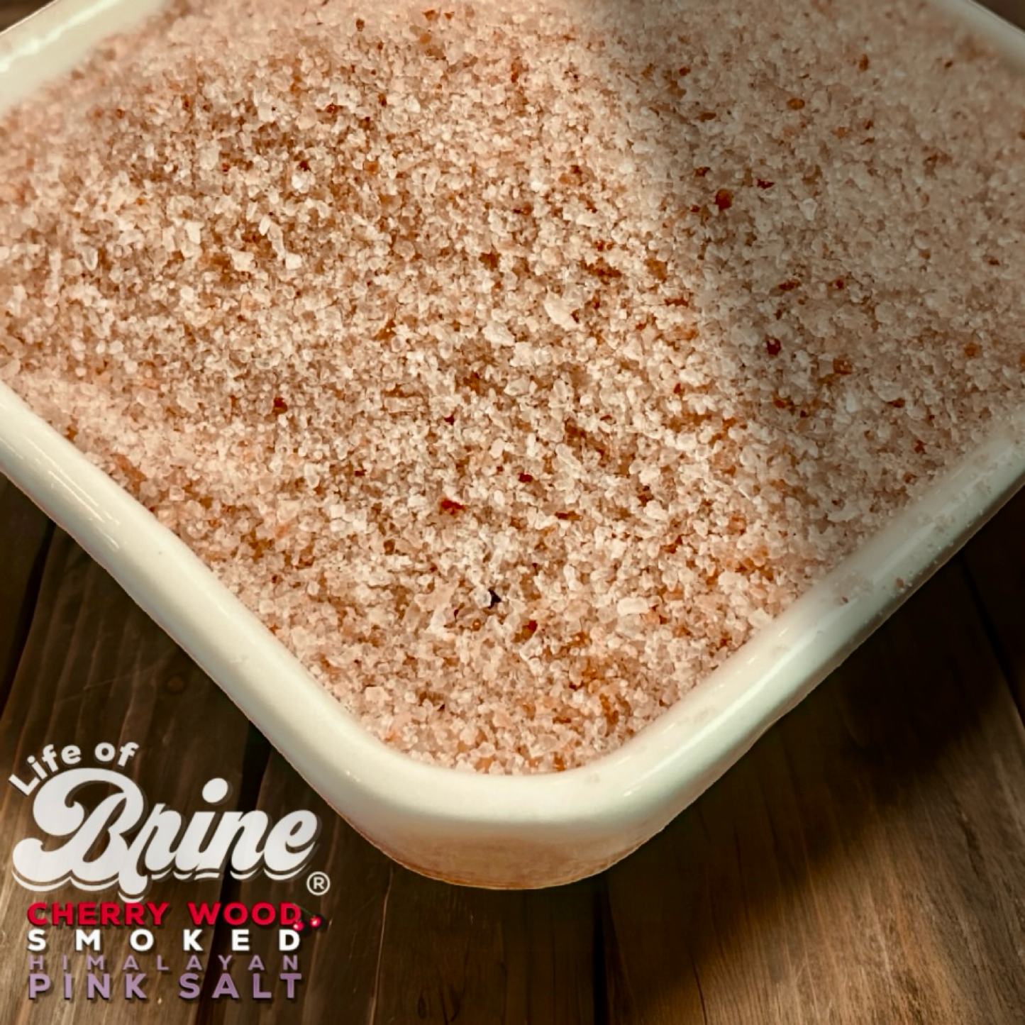 Life of Brine® Cherry Wood Smoked Himalayan Pink Salt