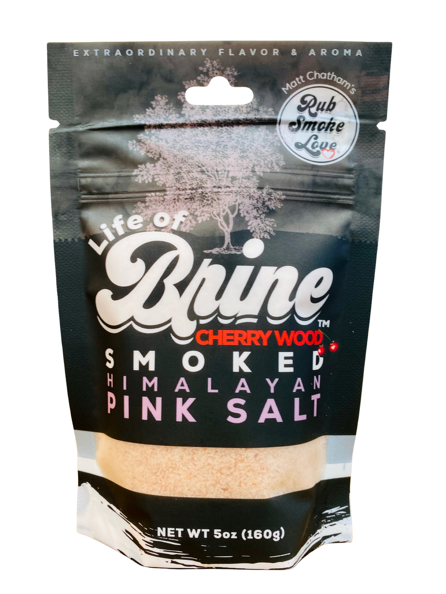 Life of Brine® Cherry Wood Smoked Himalayan Pink Salt